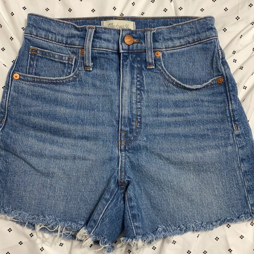 Madewell high rise shorts